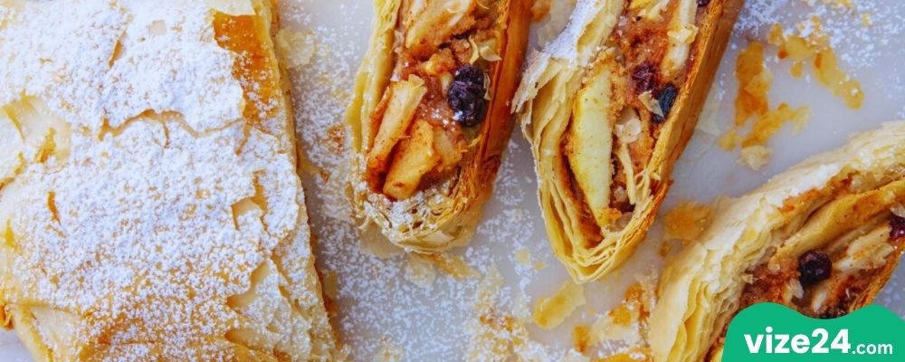 Münih Apfelstrudel elmalı tatlı