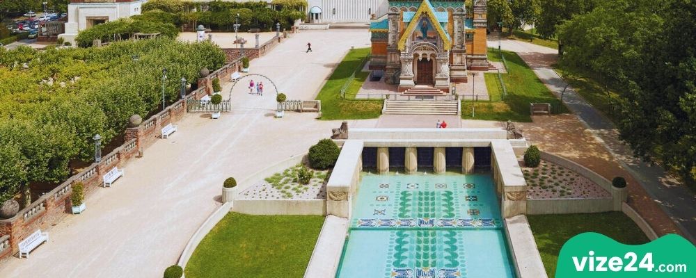 Darmstadt Mathildenhöhe sanat kompleksi