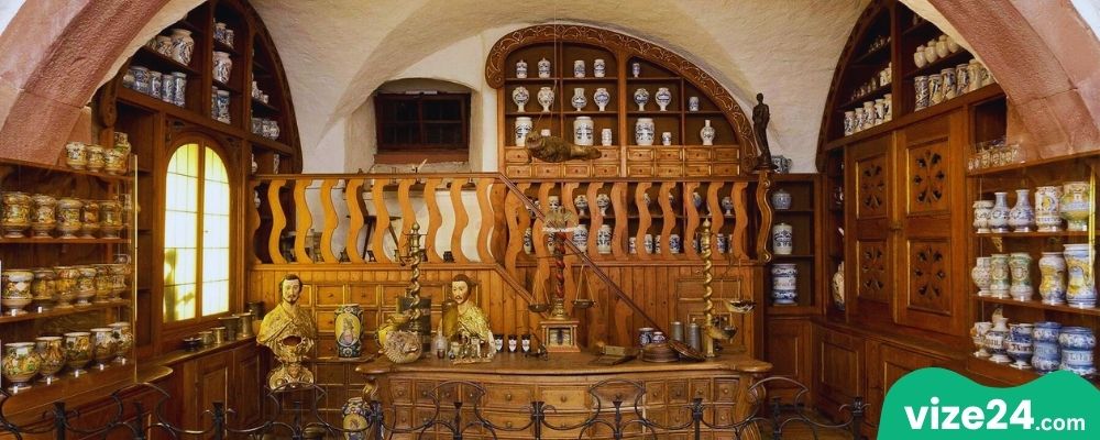 Deutsches Apotheken Museum Heidelberg eczacılık tarihi sergisi