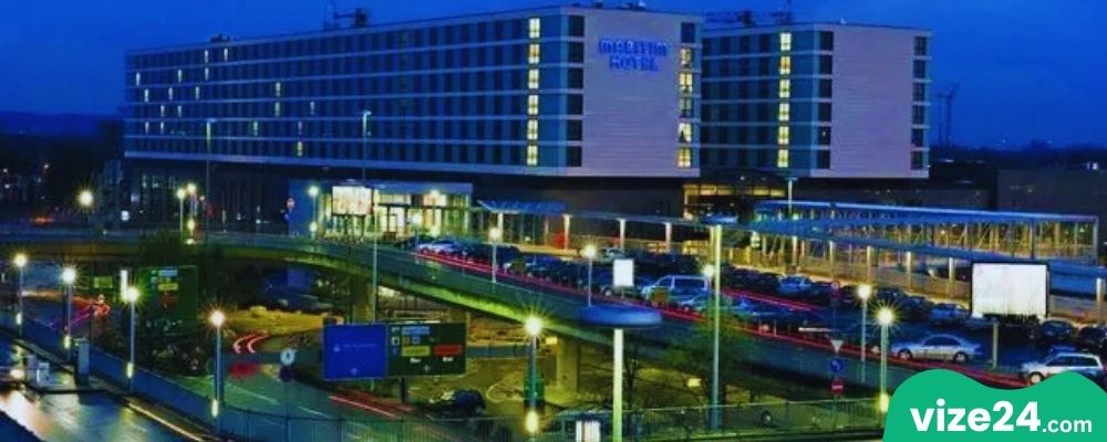 Düsseldorf otel bölgeleri haritası