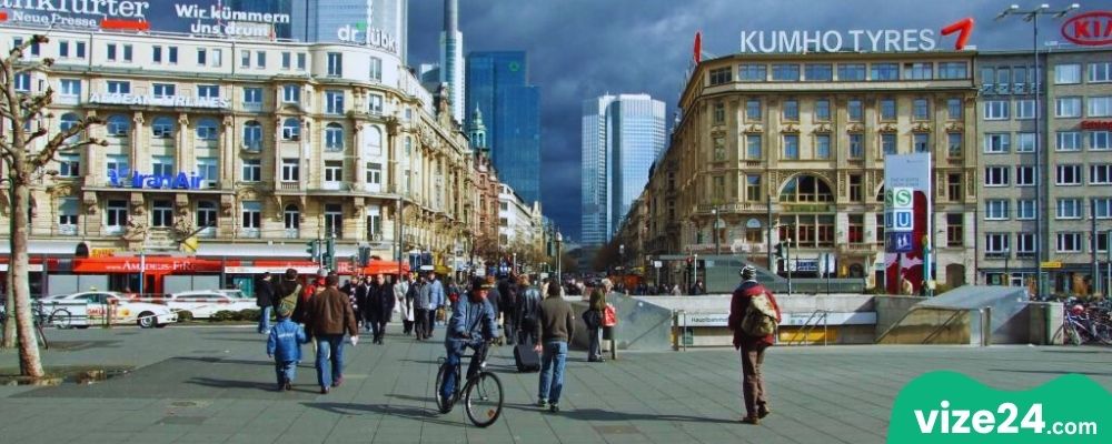 Kaiserstrasse Art Deco binalar Frankfurt