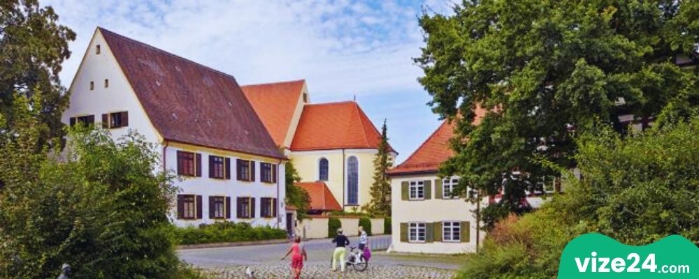 Klosterhof Söflingen Ulm kırsal manzara ve çiftlik alanı