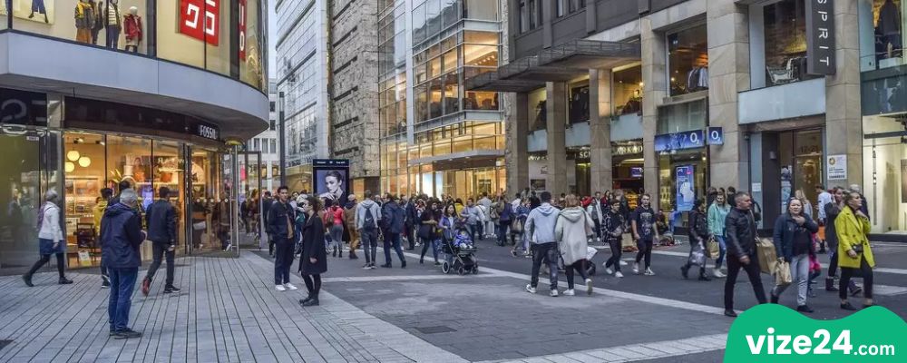 Köln alışveriş sokakları Schildergasse