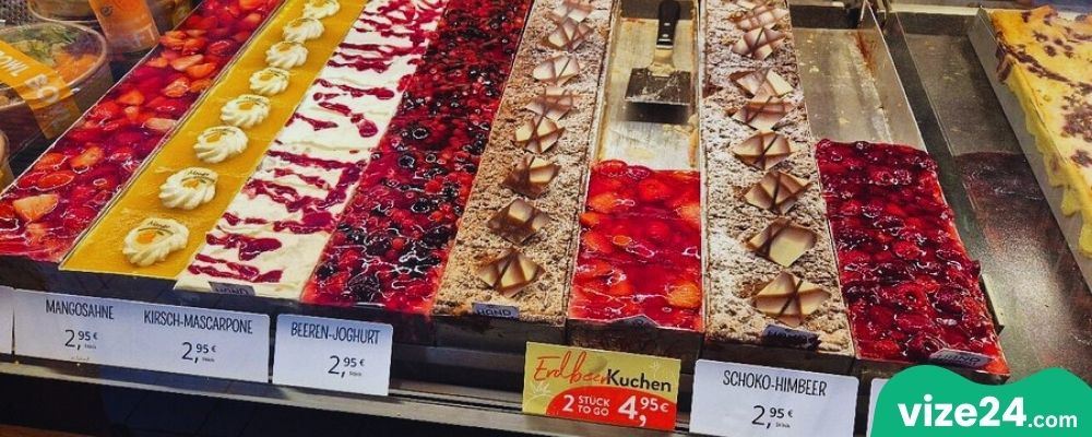 Mannheim kafeleri pastaneler ve tatlı sunumları