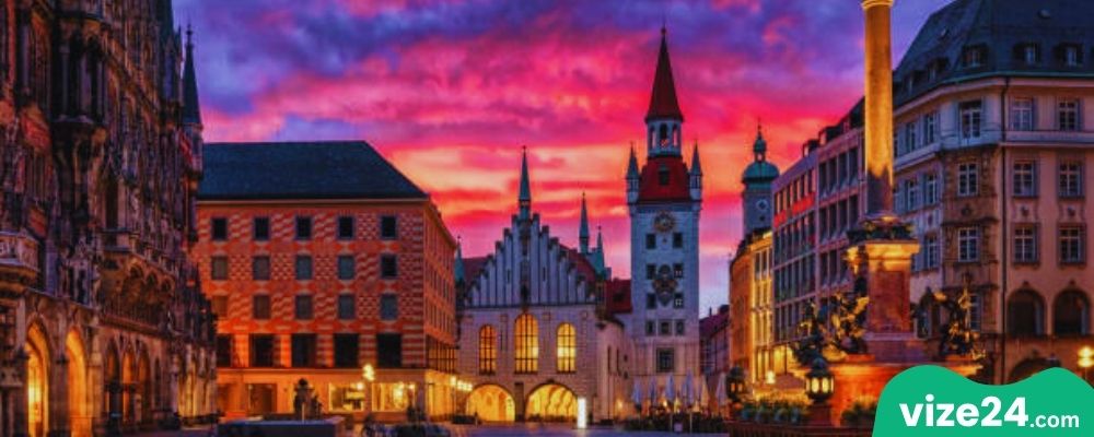 Marienplatz Münih fotoğraf noktası