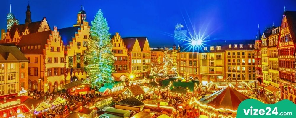 Münih Noel pazarı Marienplatz