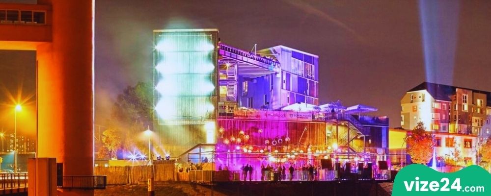 Musikpark Mannheim müzik merkezi ve sahne atölyesi