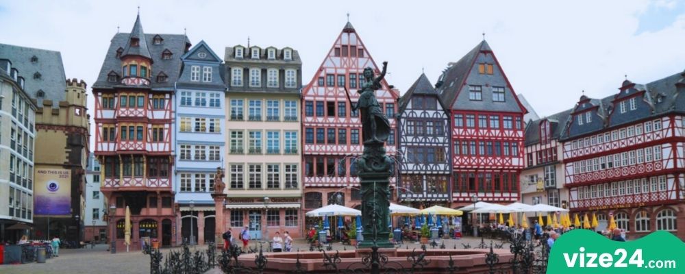 Neue Altstadt Frankfurt sokakları