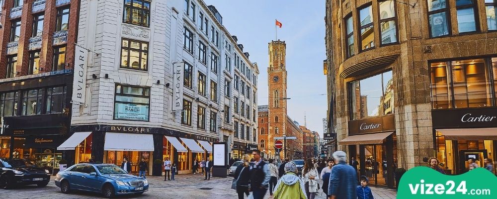 Neuer Wall Hamburg lüks butik mağazalar