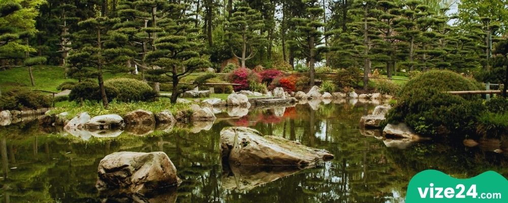 Düsseldorf Japon Bahçesi Nordpark