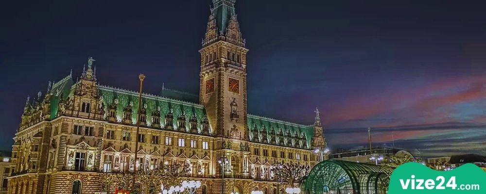 Hamburg Rathaus belediye binası