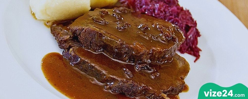 Rheinischer Sauerbraten Düsseldorf geleneksel yemek