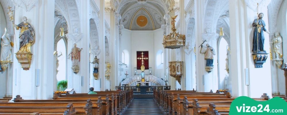 St Andreas Kilisesi Düsseldorf barok mimari