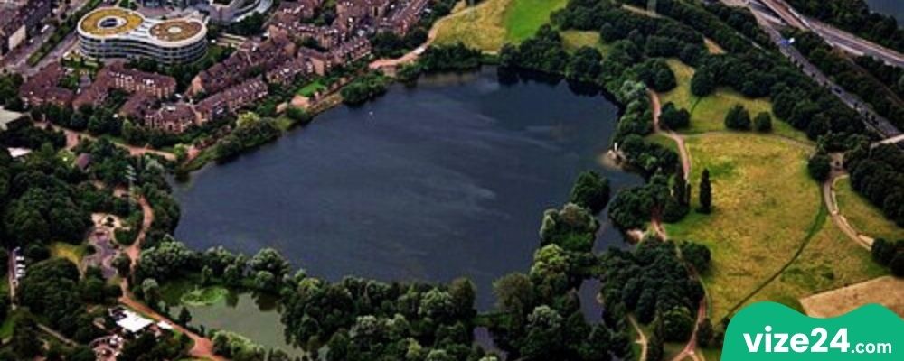 Südpark Düsseldorf botanik bahçesi ve doğa yürüyüşü