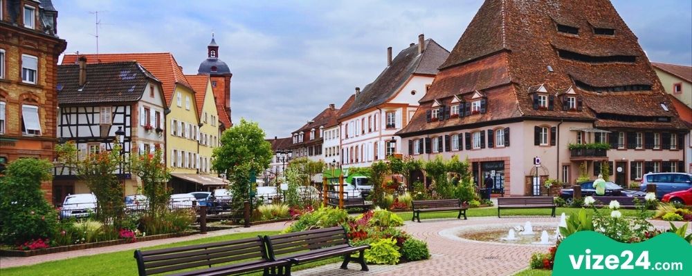 Wissembourg Fransa sınır kasabası ve Karlsruhe çıkışlı günübirlik rota