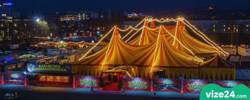 Zirkuszentrum Karlsruhe çağdaş performans merkezi ve sahne etkinlikleri